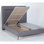 Liva Base & Headboard 100X200 Cm - Escudo White