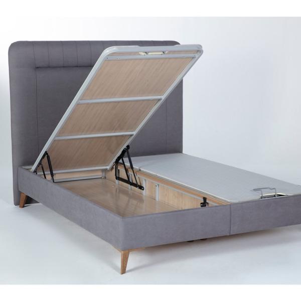 Liva Base & Headboard 100X200 Cm - Escudo White