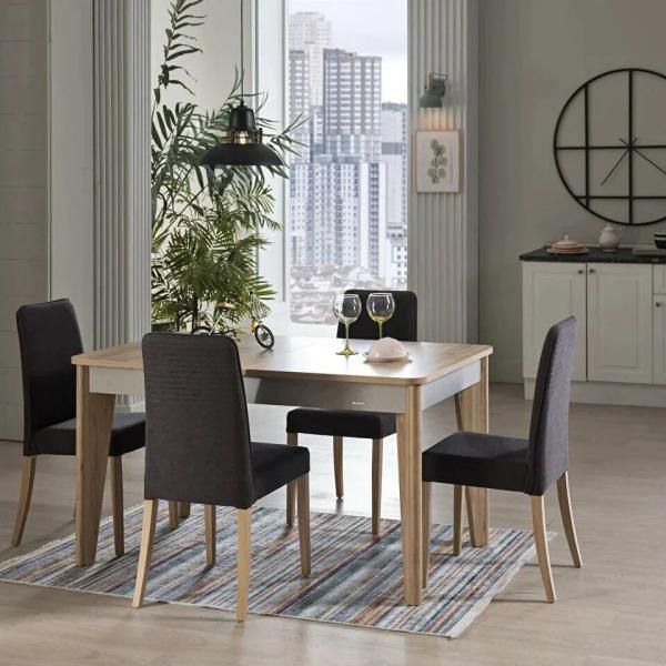 Lena Mini Dining Table (Extendable) + Lena Chair (6219)