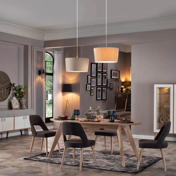 Lena Dining Table (Fixed) + Lena Chair (6220)