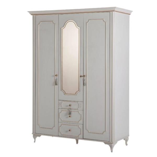 Gold Wardrobe 3 Doors