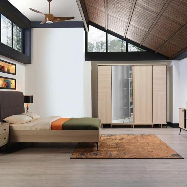 Cross Bed Frame & Headboard