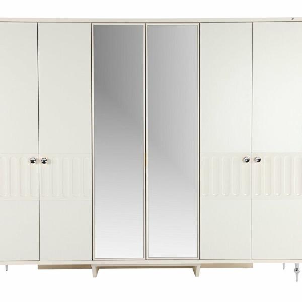Blanca Mirror Wardrobe 6 Doors