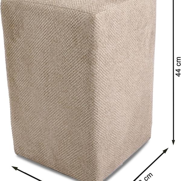 Ottoman Pouffe Footstool (Beige)