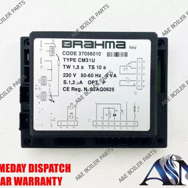 BRAHMA Ignition Panel 230v 50-60hz Type CM31U Code: 37056010