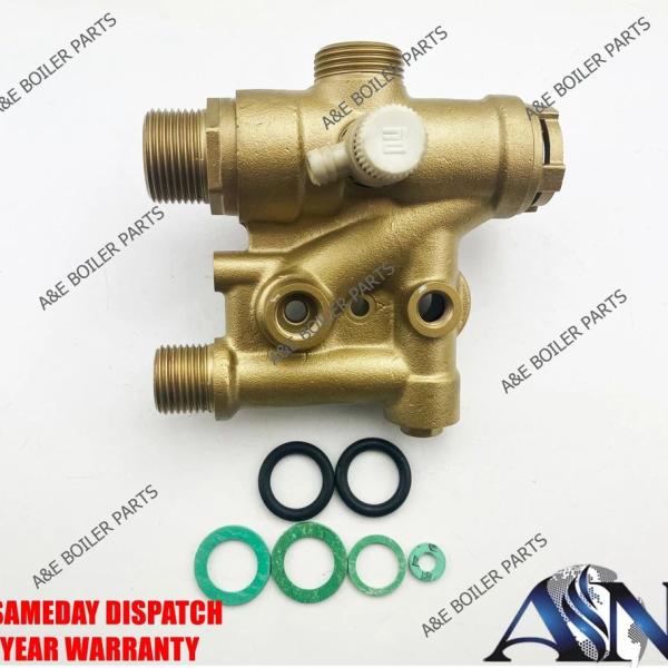 ARISTON MICROGENUS HE 24 28 & 32 MFF BOILER DIVERTER VALVE 65100547 WAS 65105063