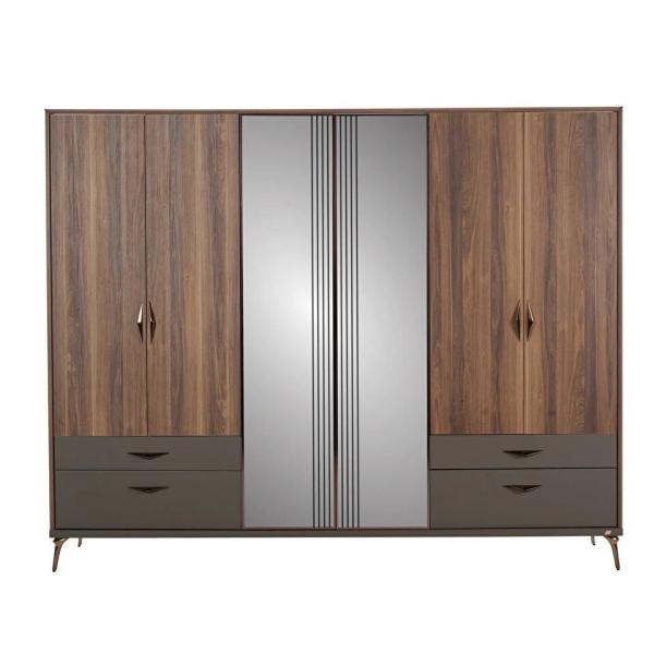 Vanessa Wardrobe 6 Doors