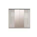 Serra Wardrobe (Chrome) Sliding Doors