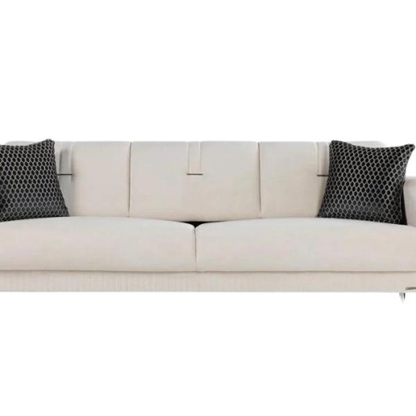 Serra 3 Seater Sofabed - Chrome