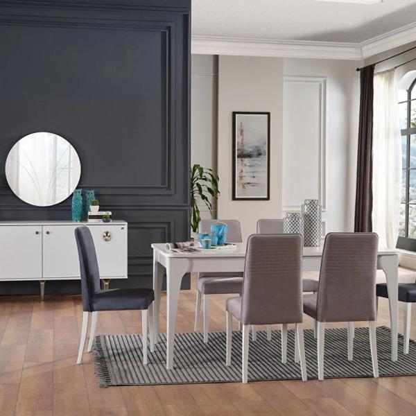 Roxy Dining Table (Extendable) + Roxy Chair (6252)