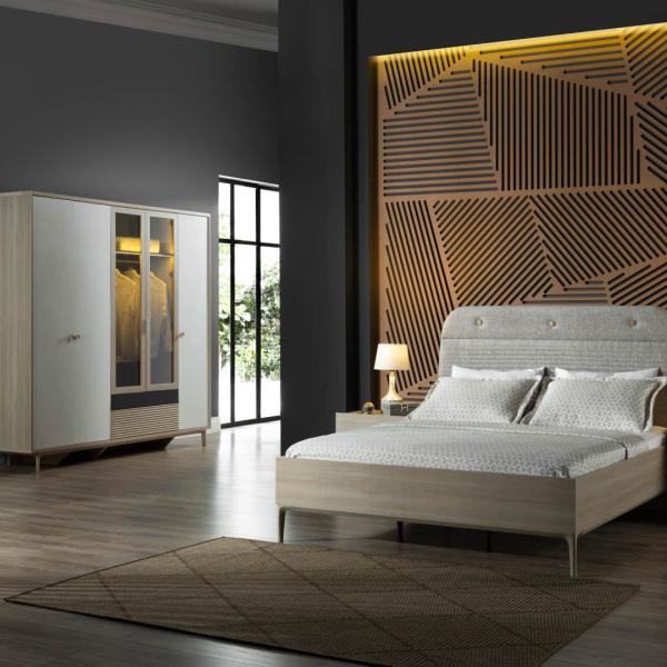 Retro Wardrobe 5 Doors