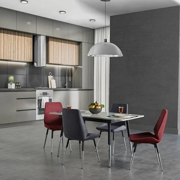 Melody Dining Table & Chair - White