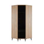 Mary Corner Wardrobe - Glass Door
