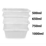 650ML Microwavable Plastic Container x250