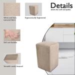 Ottoman Pouffe Footstool (Beige)