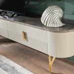 Serra Tv Table - Gold
