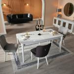 Platin Dining Table (Extendable) + Platin Chair (6283)
