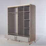 Lena Wardrobe 4 Doors