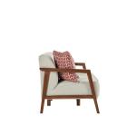 Gina 3 Seater Sofa - Walnut Style
