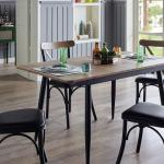 Essen Dining Table & Chair - Black