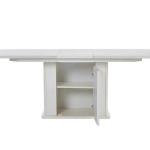 Blanca Alternative Dining Table (Extendable) + Blanca Chair (6289) - Chrome