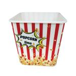 Popcorn Corn and Chip Bucket Square 2.1 lt.