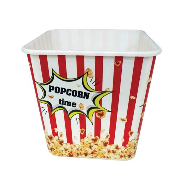 Popcorn Corn and Chip Bucket Square 2.1 lt.