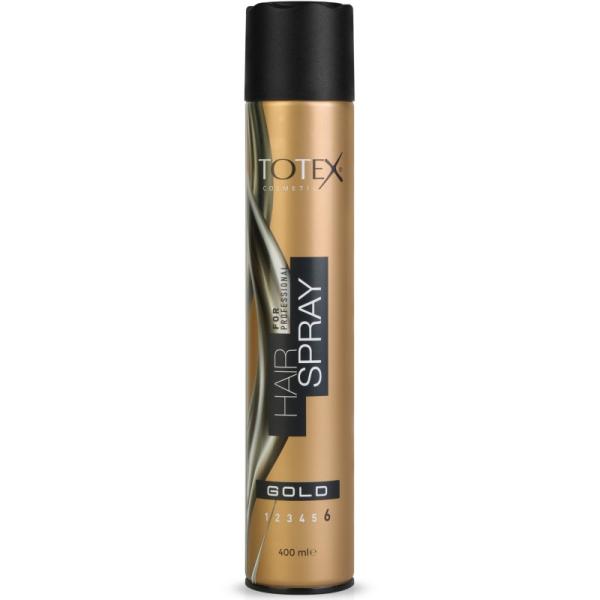 Totex Gold Hold Hair Spray 400ml