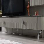 Serra Mini Tv Table - Chrome