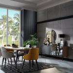 Mary Sideboard & Mirror - (Anthracite)