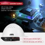 NAVIO VISION AI SMART HELMET NVH8 | 4G split-type wearable camera