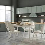 Nevada Dining Table & Chair - White