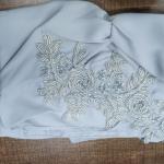 Luxury Hijab Muslim Women Head Turbans Scarf Foulard Hand Embroidered Practical Shawl