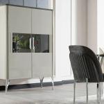 Serra Dining Table (Fixed) + Serra Chair (6234) - Chrome