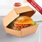 Extra Large Kraft Burger Box x500