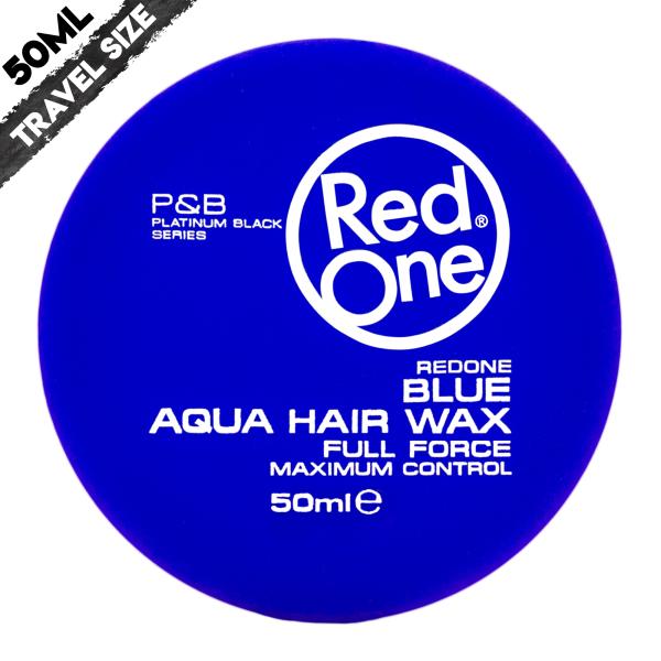 Redone Aqua Hair Wax Blue 50ml | Travel Size | Bubblegum Scent | Strong Holding | Men and Women Hair Wax
