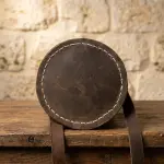100% Genuine Leather Copper Flask Case