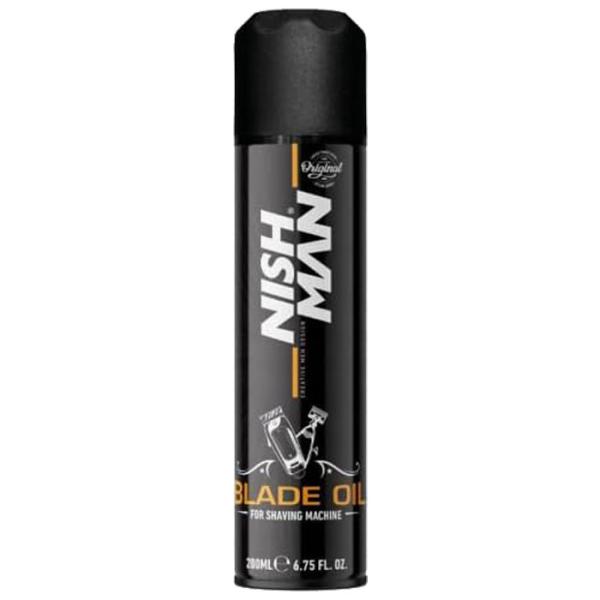 Nishman Blade Oil Spray for Clippers, Beard Trimmers and Shavers 200 ml – Reduces Friction Maintenance for Blades Suitable for Hair Clipper and Trimmers