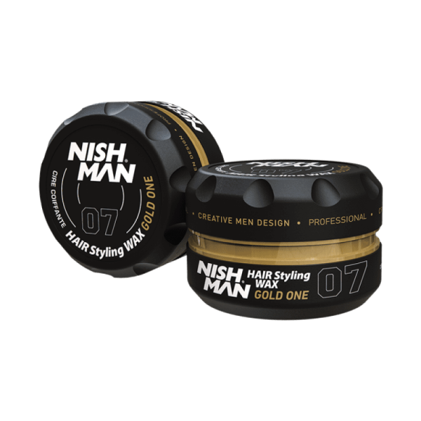 Nishman Hair Styling Wax | Gold One No.07