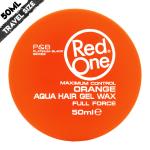 Redone Aqua Hair Wax Orange 50ml | Travel Size | Melon Scent | Strong Holding | Men and Women Hair Wax