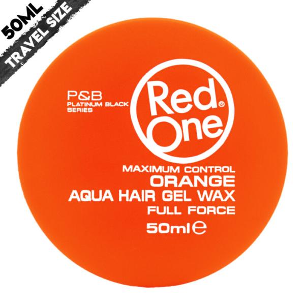 Redone Aqua Hair Wax Orange 50ml | Travel Size | Melon Scent | Strong Holding | Men and Women Hair Wax