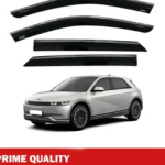 Chrome Car Wind Deflector Set for Hyundaı Ioniq 5 2021 Onwards Rain Guard 4 pcs