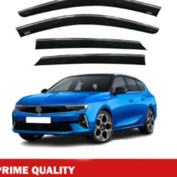 Chrome Car Wind Deflector Set for Opel Astra L 2022 Onwards – Rain Guard 4 pcs