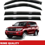 Chrome Car Wind Deflector Set for Toyota Land Cruıser Fj200 2007-2019 4 pcs