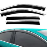 Chrome Car Wind Deflector Set for Toyota Land Cruıser Fj200 2007-2019 4 pcs