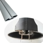 Roof Bar Ladder Rack – Set of 4 Adjustable Load Stops for Secure Transport, Compatible with All T-Track Roof Rack Cross Bars