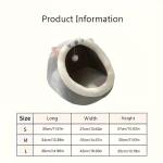 Foldable Cozy Cat Cave Bed – Soft Sponge Indoor Pet House for Cats (Portable Cabin Style)