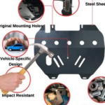 Steel Under Engine Cover for Peugeot 206 1998-2013: Skid Plate Undertray