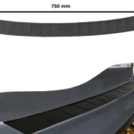 Rear Bumper Protector Guard for VW Polo 2010-2023 ABS Plastic 750X60MM