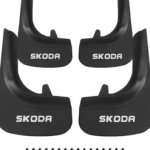 Car Mud Flaps Kit For Skoda Rubber Splash Guards 4 PCS